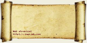 Anđela Burmazović vizit kartica